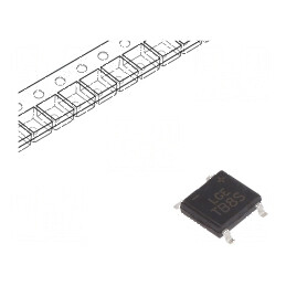 Punte redresoare monofazat 800V 1A 30A TBS SMT | Electronic-mag.ro | Componente Electronice