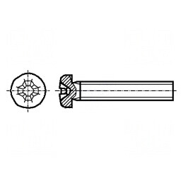 Şurub M1,6x20mm Cap Rotund Phillips PH0 Oţel ISO 7048 | Electronic-mag.ro | Componente Electronice