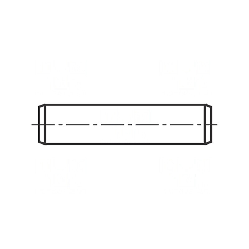 Știft cilindric din oțel inoxidabil A2 Ø 2,5mm L 5mm | Electronic-mag.ro | Componente Electronice