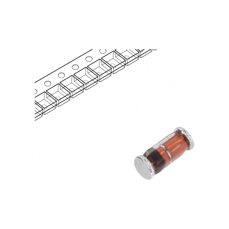Diodă Schottky SMD 50V 0,2A QuadroMELF SOD80 | Electronic-mag.ro | Componente Electronice