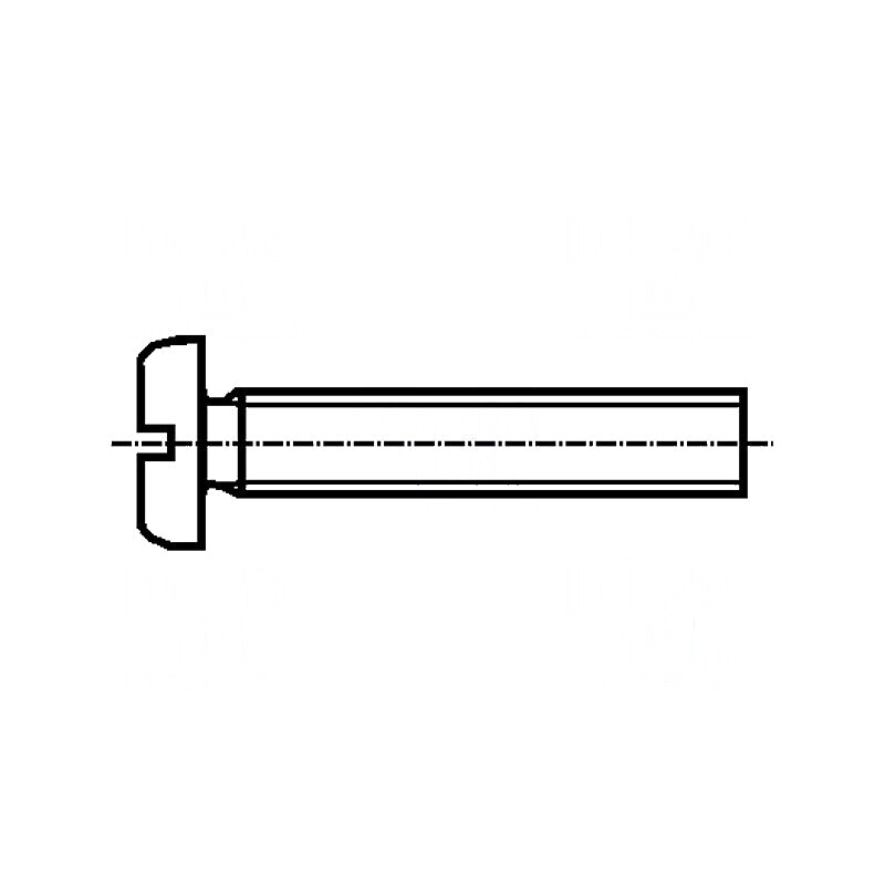 Şurub M5x8 Cap Rotund Crestat Poliamidă DIN 85A | Electronic-mag.ro | Componente Electronice