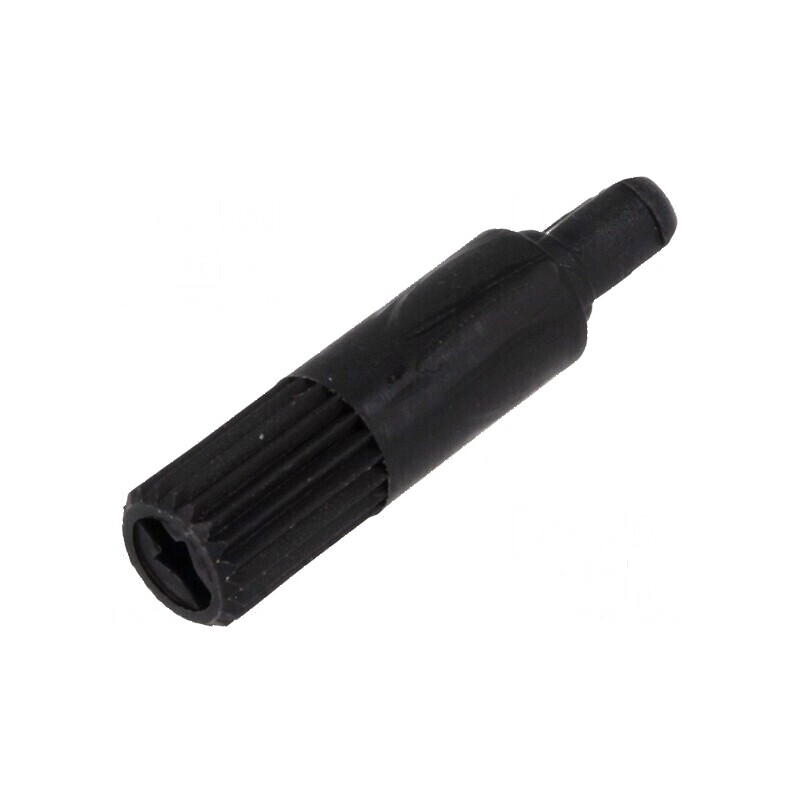 Buton rotativ negru 18,7mm pentru ax | Electronic-mag.ro | Componente Electronice
