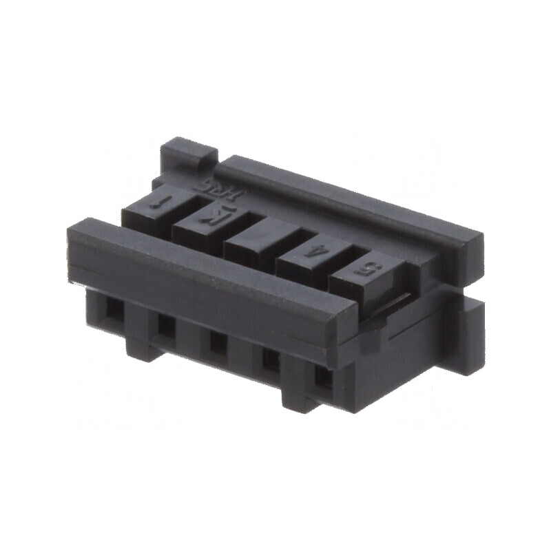 Conector cablu-cablu/PCB mufa mamă 5 PIN DF3 2mm drept | Electronic-mag.ro | Componente Electronice