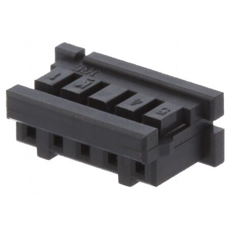 Conector cablu-cablu/PCB mufa mamă 5 PIN DF3 2mm drept | Electronic-mag.ro | Componente Electronice