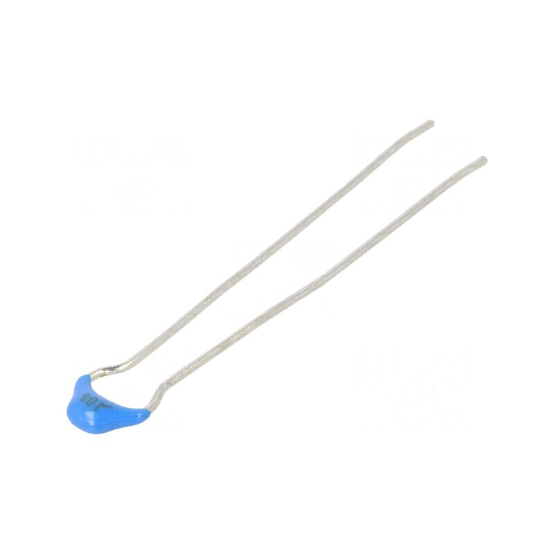 Condensator ceramic MLCC 100nF 50V X7R ±10% THT 2,5mm | Electronic-mag.ro | Componente Electronice