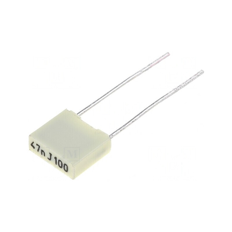 Condensator poliester 47nF 63VAC 100VDC 5mm ±5% -55÷105°C | Electronic-mag.ro | Componente Electronice