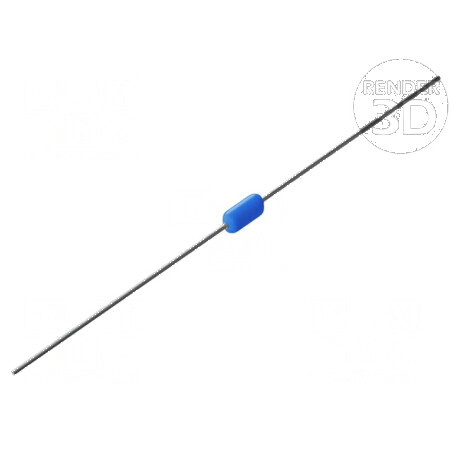 Rezistor metal glaze THT 10MΩ 0,5W ±5% Ø3,8x10mm 200ppm/°C | Electronic-mag.ro | Componente Electronice