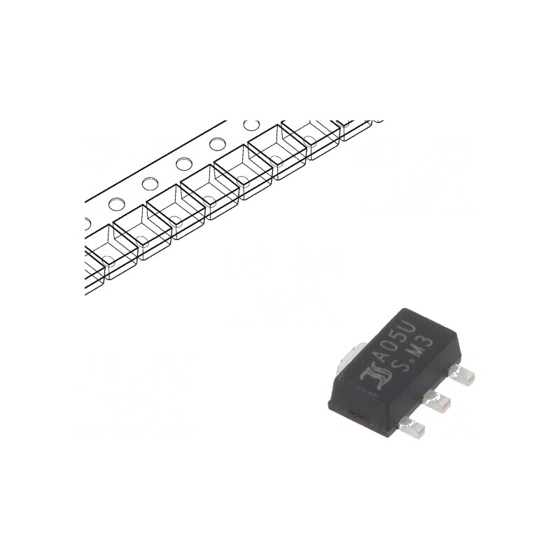 Stabilizator de tensiune LDO 5V 1A SMD nereglabil | Electronic-mag.ro | Componente Electronice