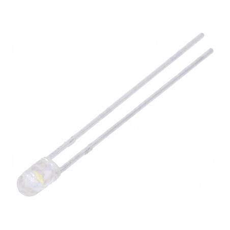 LED 3mm alb rece 5000-8500mcd 30° convex | Electronic-mag.ro | Componente Electronice