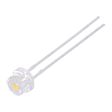 LED 4,8mm Alb Cald 1300-2200mcd 100° Convex | Electronic-mag.ro | Componente Electronice