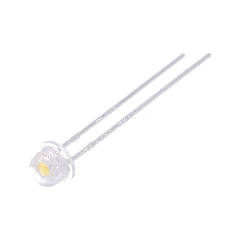 LED 4,8mm alb neutru 1300-2200mcd 90° convex | Electronic-mag.ro | Componente Electronice