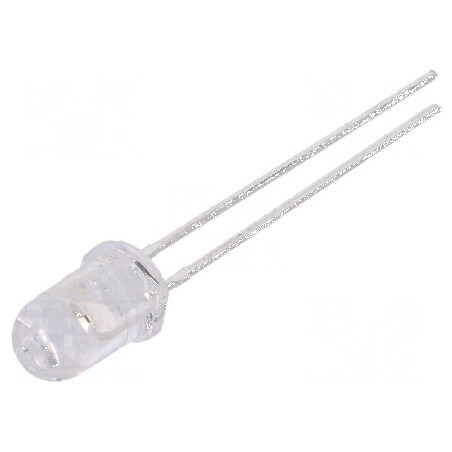 LED 5mm galben 1800-2500mcd 45° convex | Electronic-mag.ro | Componente Electronice