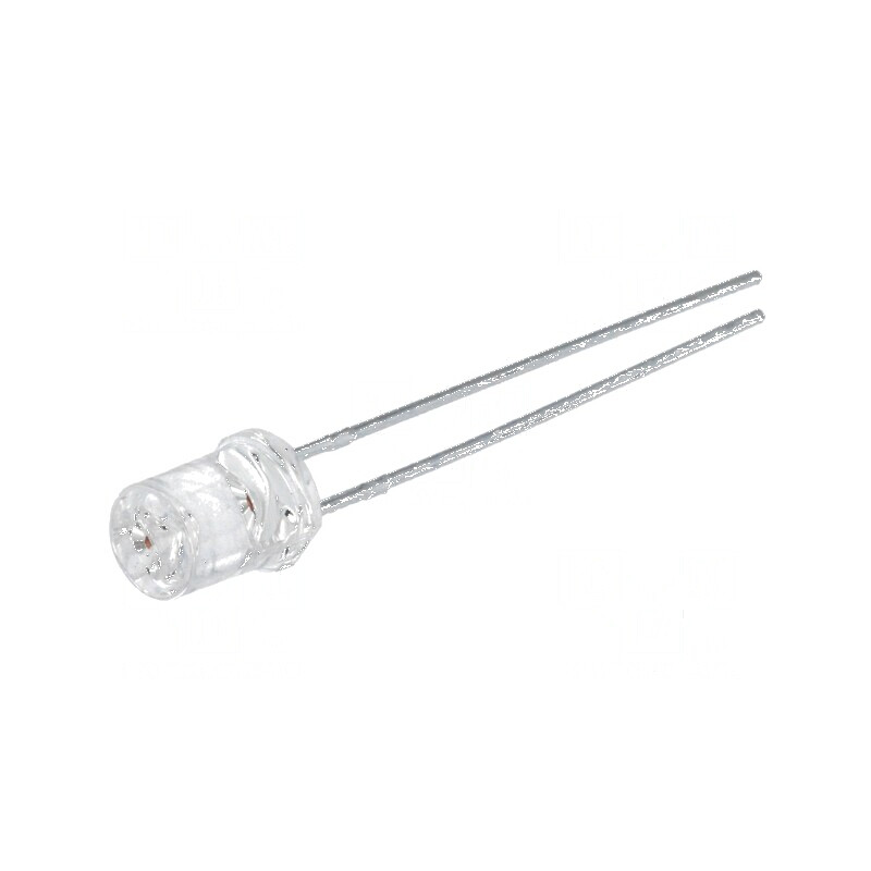 LED 5mm albastru 70-120mcd 100° concav | Electronic-mag.ro | Componente Electronice