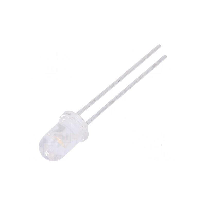 LED 5mm alb neutru 2900-5000mcd 60° convex | Electronic-mag.ro | Componente Electronice