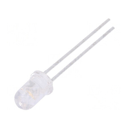LED 5mm alb neutru 2900-5000mcd 60° convex | Electronic-mag.ro | Componente Electronice