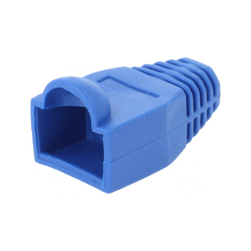 Protecție mufă RJ45 6,5mm albastră | Electronic-mag.ro | Componente Electronice