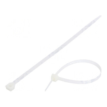 Colier de strângere poliamidă 250mm 7,6mm 533N naturală | Electronic-mag.ro | Componente Electronice