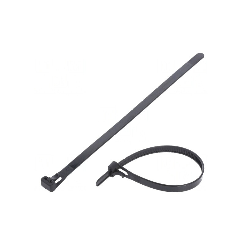 Colier de strângere poliamidă 200mm x 7,6mm | Electronic-mag.ro | Componente Electronice