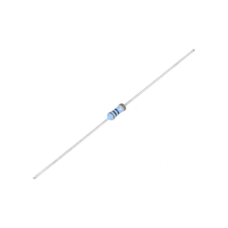 Rezistor film subțire THT 1Ω 600mW ±1% Ø2,5x6,5mm 50ppm/°C | Electronic-mag.ro | Componente Electronice