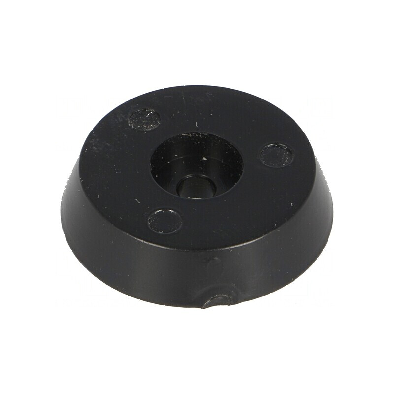 Picioruş negru polietilenă 25mm x 21,5mm x 8,5mm | Electronic-mag.ro | Componente Electronice