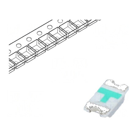 LED SMD 1206 Verde 500-700mcd 3,2x1,6x0,8mm 140° 20mA 108mW | Electronic-mag.ro | Componente Electronice