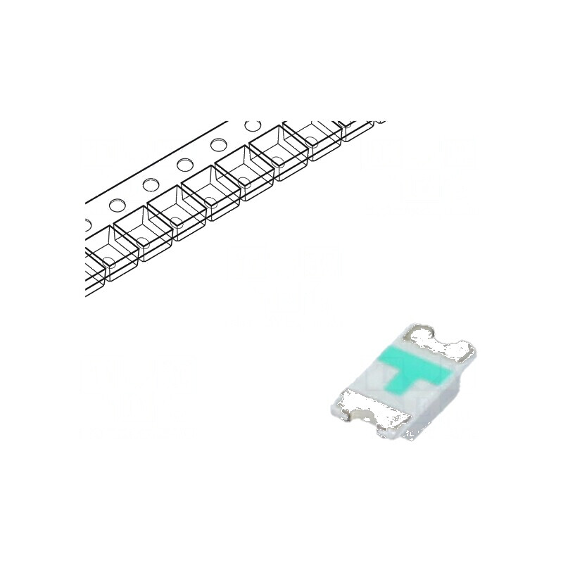 LED SMD 1206 portocalie 80-100mcd 3.2x1.6x0.8mm 140° 20mA | Electronic-mag.ro | Componente Electronice