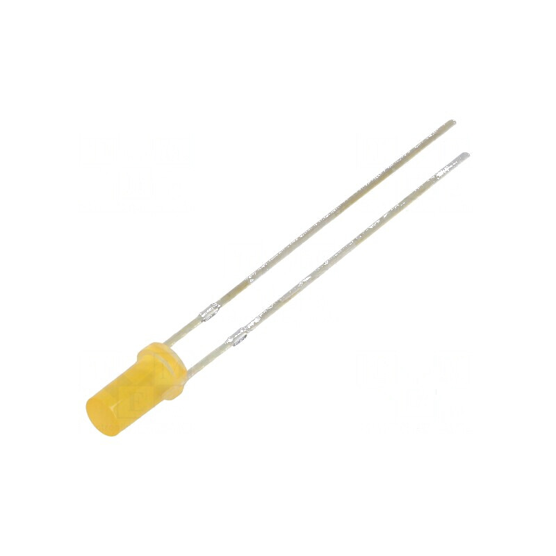LED 3mm Portocalie 100-150mcd 140° Plat | Electronic-mag.ro | Componente Electronice