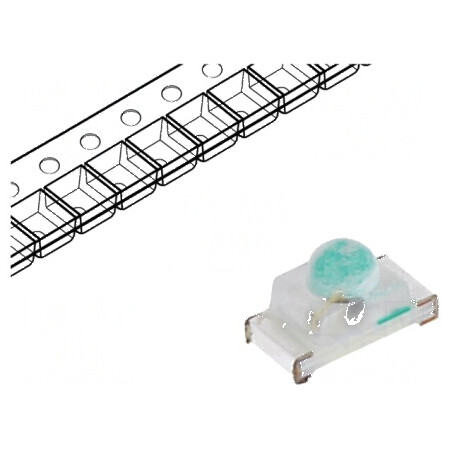 LED SMD 0603 galben 200-400mcd 1,6x0,8x0,95mm 35° 5mA | Electronic-mag.ro | Componente Electronice
