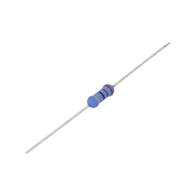 Rezistor metal oxide 22Ω 1W ±5% Ø3,5x10mm -55÷155°C | Electronic-mag.ro | Componente Electronice