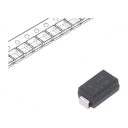 Diodă redresoare SMD 1kV 1A 500ns SMA Ufmax 1,3V Ifsm 30A | Electronic-mag.ro | Componente Electronice