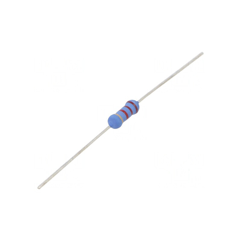Rezistor metal oxide 2,2kΩ 1W ±5% Ø3,5x10mm -55÷155°C | Electronic-mag.ro | Componente Electronice