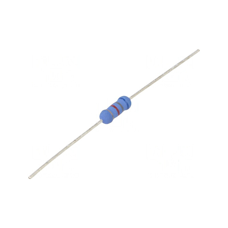 Rezistor metal oxid 6,8kΩ 1W ±5% Ø3,5x10mm -55÷155°C | Electronic-mag.ro | Componente Electronice