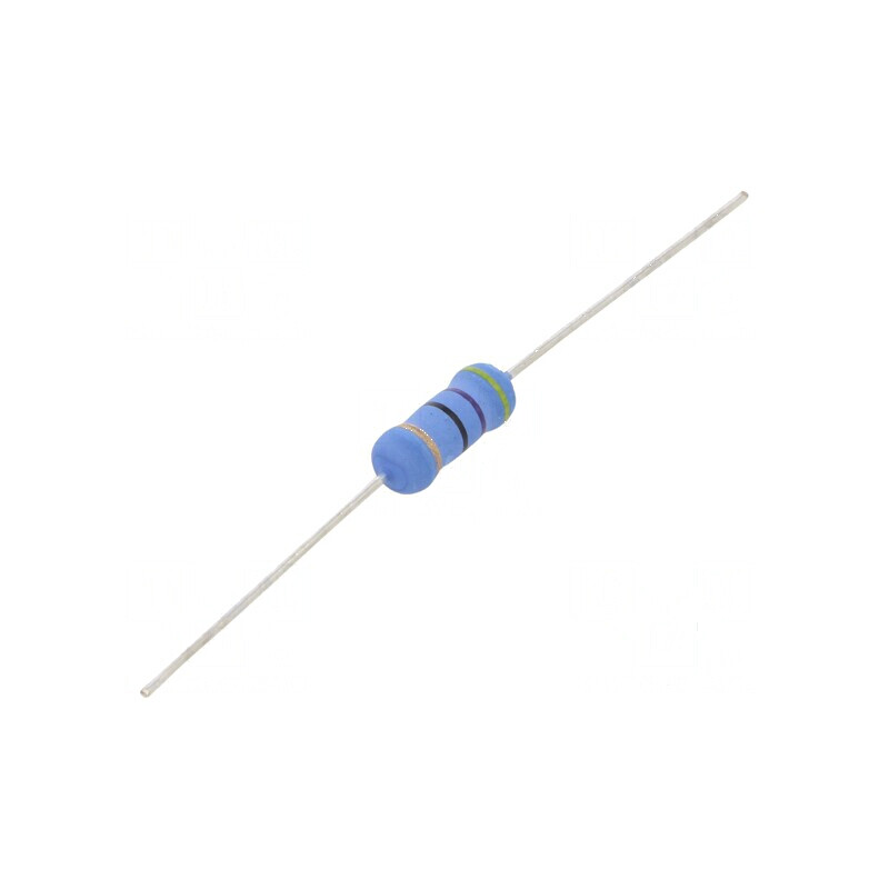 Rezistor metal oxide 47Ω 2W ±5% Ø5x12mm -55÷155°C | Electronic-mag.ro | Componente Electronice