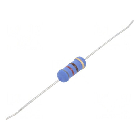 Rezistor metal oxid 820Ω 2W ±5% Ø5x12mm -55÷155°C | Electronic-mag.ro | Componente Electronice