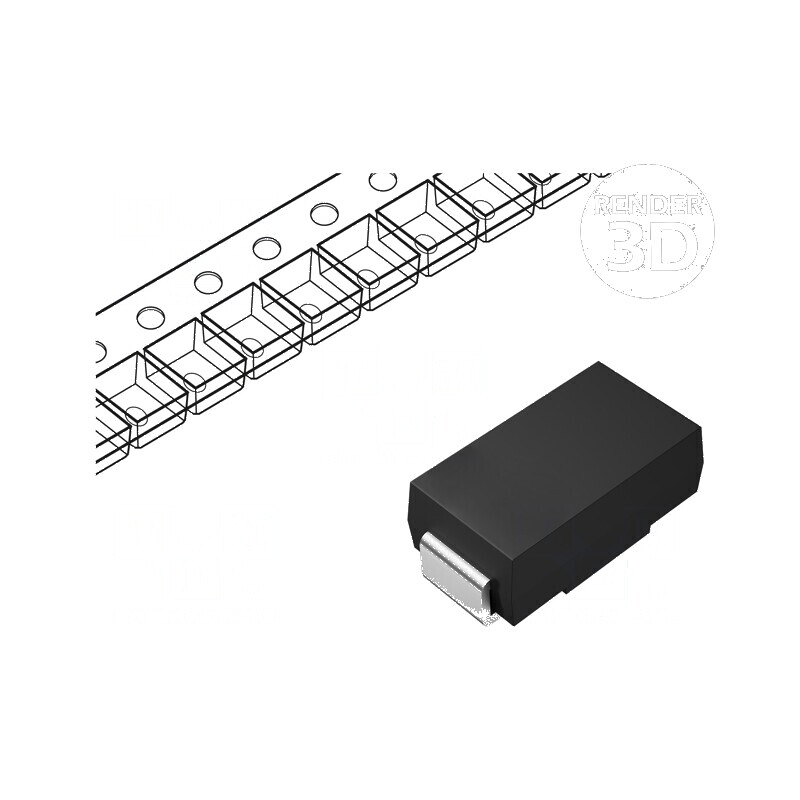 Diodă Schottky SMD 30V 1A SMB - Redresoare  | Electronic-mag.ro | Componente Electronice