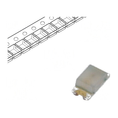 LED SMD 0603 portocalie 63-100mcd 1,6x0,8x0,55mm 2,2V 20mA | Electronic-mag.ro | Componente Electronice