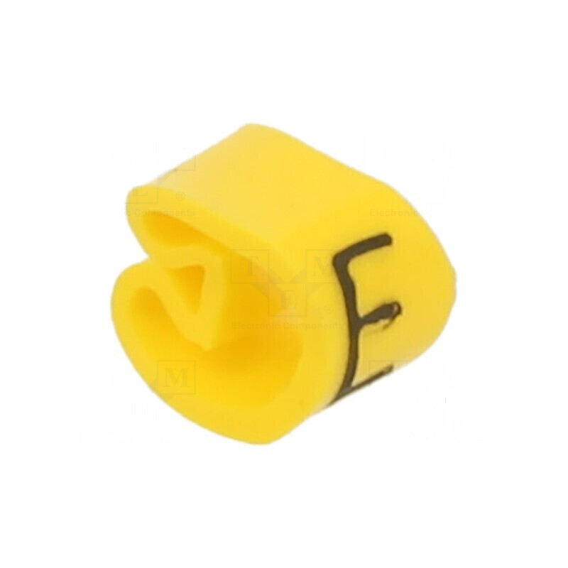 Markere Marcaj PVC galbenă 2,5÷5mm 30÷80°C prin orificiu | Electronic-mag.ro | Componente Electronice