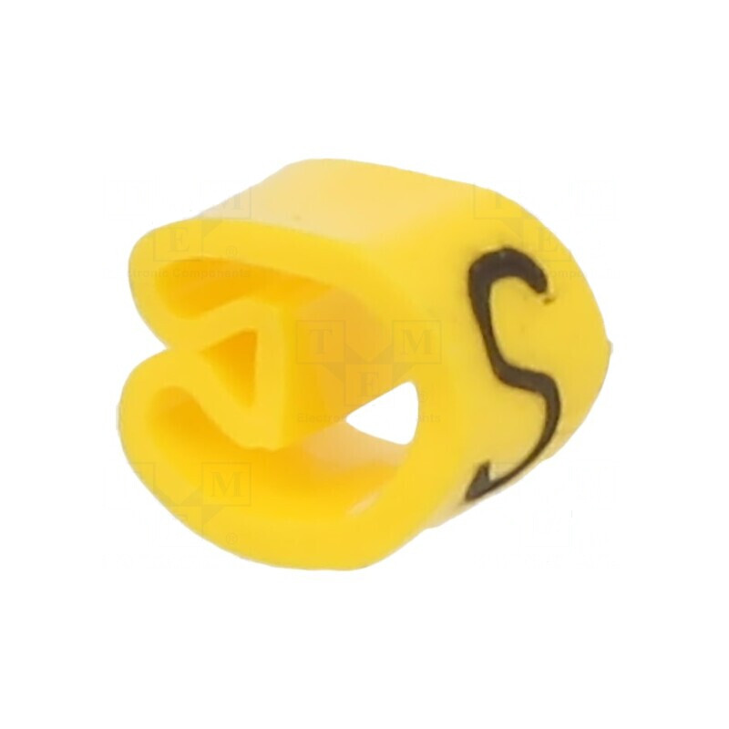 Markere Marcaj PVC Galben 2,5-5mm -30 până la 80°C | Electronic-mag.ro | Componente Electronice