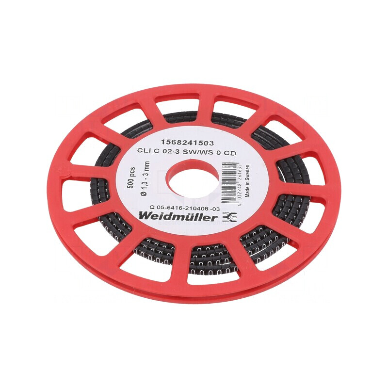 Markere de Marcaj PVC Neagră 0 1,3÷3mm -30÷80°C | Electronic-mag.ro | Componente Electronice