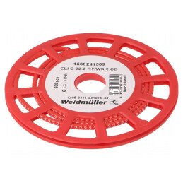 Markere Marcaj PVC roșie 1,3÷3mm -30÷80°C | Electronic-mag.ro | Componente Electronice