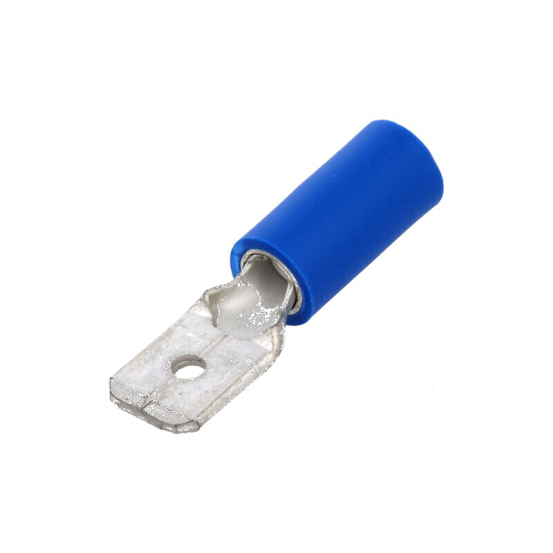 Terminal plat 6,3mm 0,8mm tată 1÷2,5mm2 pentru cablu crimpat | Electronic-mag.ro | Componente Electronice