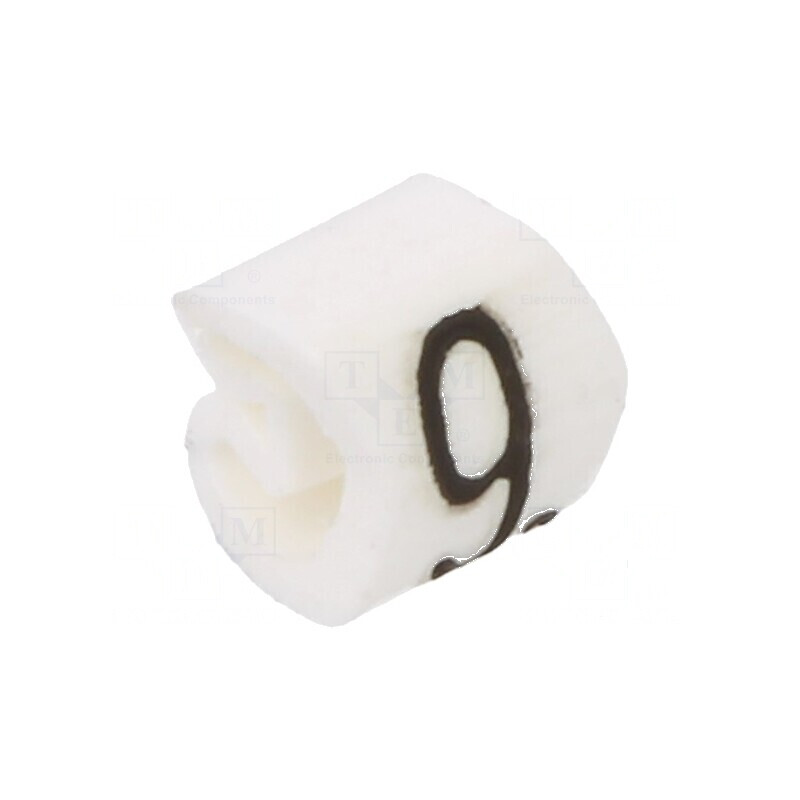 Markere Marcaj PVC albă 9 1,3÷3mm -30÷80°C | Electronic-mag.ro | Componente Electronice