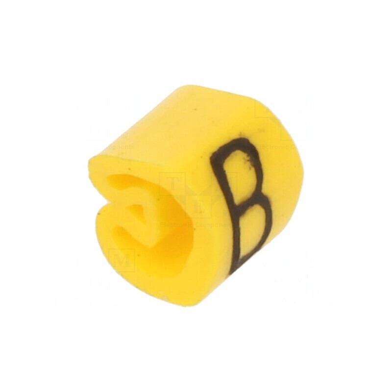 Marker de Marcaj B 1,3÷3mm PVC Galben -30÷80°C | Electronic-mag.ro | Componente Electronice
