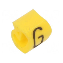Markere Marcaj PVC galben, 1,3-3mm, -30 la 80°C | Electronic-mag.ro | Componente Electronice