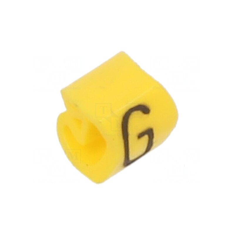 Markere Marcaj PVC galben, 1,3-3mm, -30 la 80°C | Electronic-mag.ro | Componente Electronice