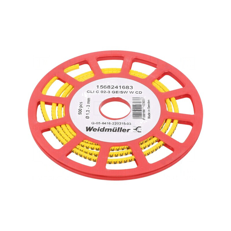 Markere Marcaj PVC galbenă 1,3÷3mm -30÷80°C | Electronic-mag.ro | Componente Electronice