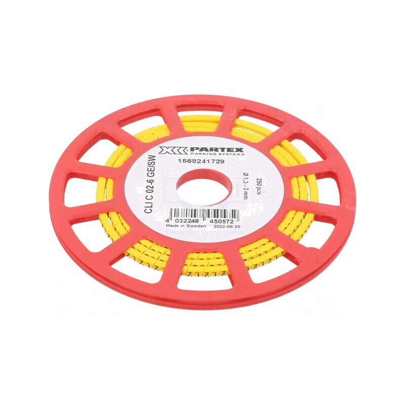 Markere Marcaj L2 PVC Galben 1,3-3mm -30÷80°C | Electronic-mag.ro | Componente Electronice