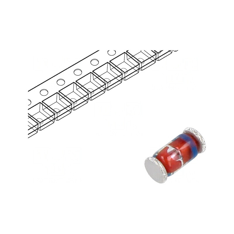 Diodă Zener 1W 3,3V SMD MELF 286mA | Electronic-mag.ro | Componente Electronice Diodă Zener 1W 3,3V SMD MELF 286mA | Electronic-mag.ro | Componente Electronice