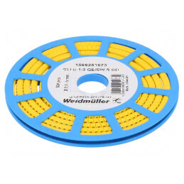 Markere de Marcaj PVC Galben 2,5-5mm -30° până la 80°C | Electronic-mag.ro | Componente Electronice