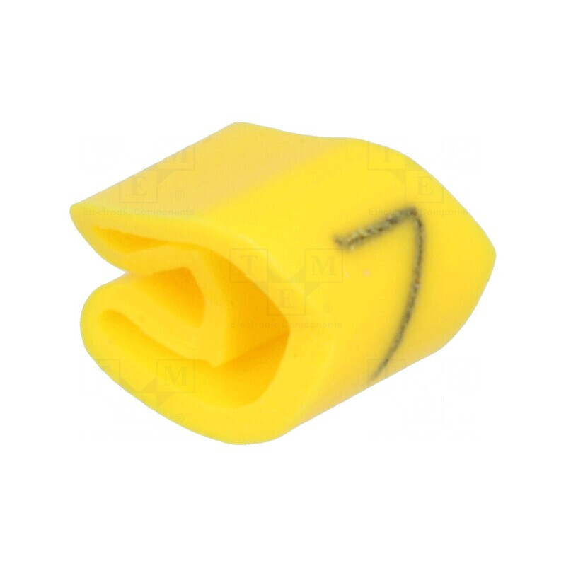 Markere de marcaj PVC galben 7 3÷5mm, temperatură -30÷80°C | Electronic-mag.ro | Componente Electronice